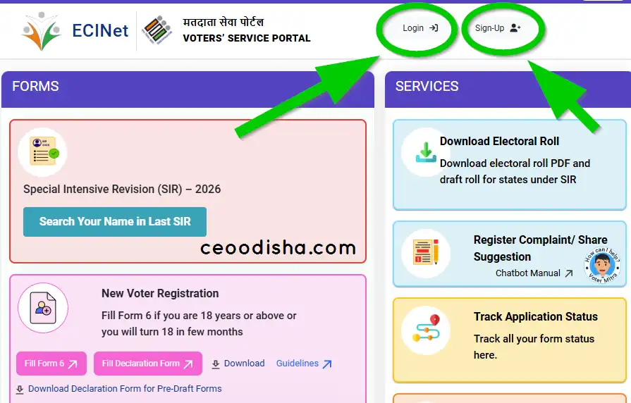 Odisha Voter Card Online 2026